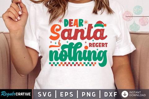 Dear santa define naughty SVG Design SVG Regulrcrative 