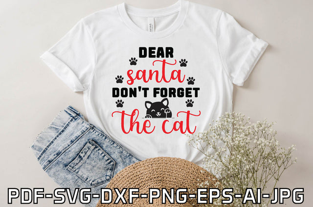 dear santa don't forget the cat SVG farhad farhad 