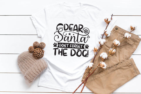 Dear Santa Don't Forget the Dog SVG Design SVG CraftLabSVG 