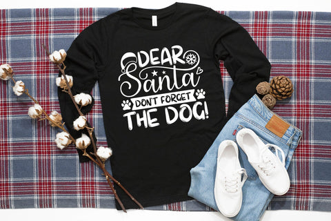 Dear Santa Don't Forget the Dog SVG Design SVG CraftLabSVG 