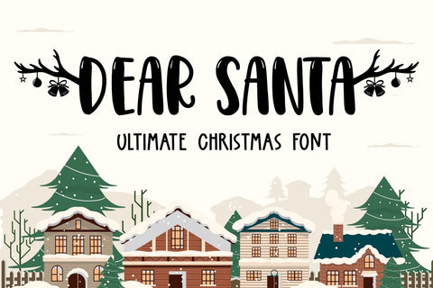 DEAR SANTA Font Mozarella 