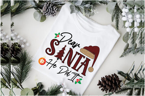 Dear Santa Funny Christmas Sublimation Sublimation Jagonath Roy 