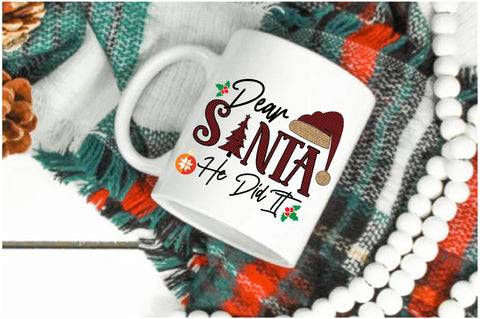 Dear Santa Funny Christmas Sublimation Sublimation Jagonath Roy 