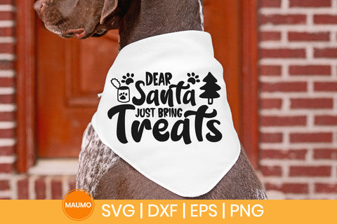 Dear Santa, funny dog christmas svg SVG Maumo Designs 