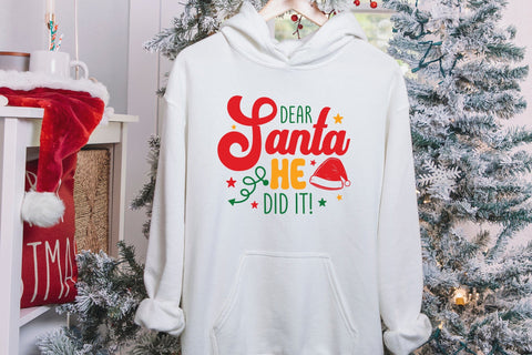 Dear Santa He Did It SVG, Christmas SVG SVG CraftLabSVG 