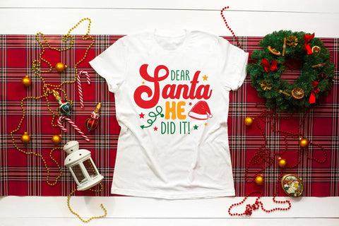 Dear Santa He Did It SVG, Christmas SVG SVG CraftLabSVG 