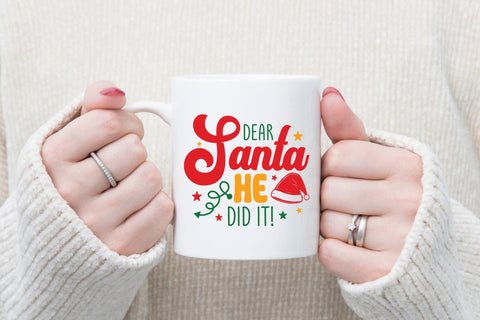 Dear Santa He Did It SVG, Christmas SVG SVG CraftLabSVG 