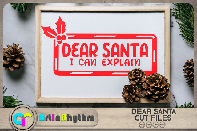 Dear Santa I can explain / Christmas SVG SVG Artinrhythm shop 