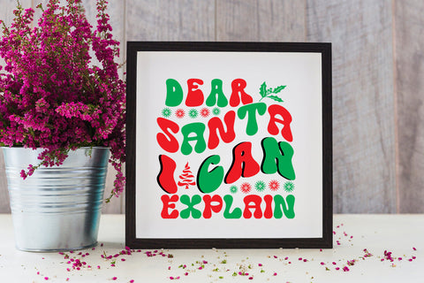 Dear Santa I Can Explain Retro SVG SVG Rafiqul20606 