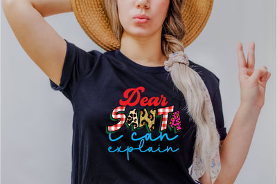 Dear Santa I Can Explain Sublimation SVGArt 