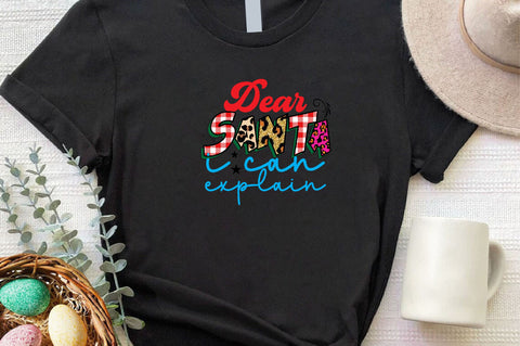 Dear Santa I Can Explain Sublimation SVGArt 