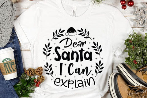 Dear Santa I Can Explain SVG Angelina750 