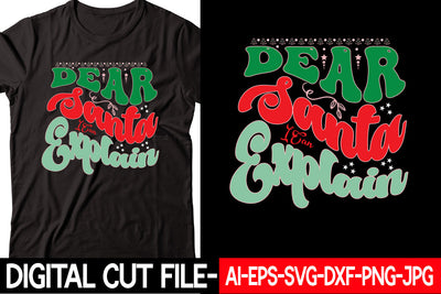 Dear Santa I Can Explain SVG cut file SVG Blessedprint 