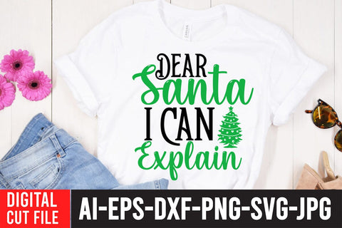 Dear Santa i Can Explain SVG Cute File SVG BlackCatsMedia 