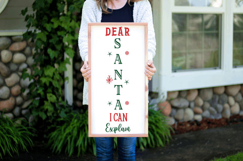 Dear santa i can explain SVG Design SVG Regulrcrative 