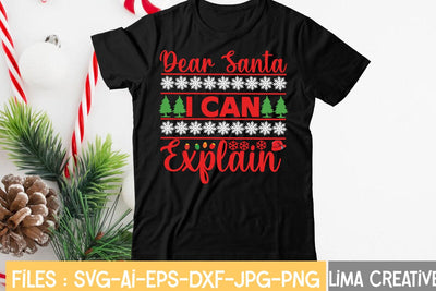 Dear Santa I Can Explain SVG Insomnia Std 