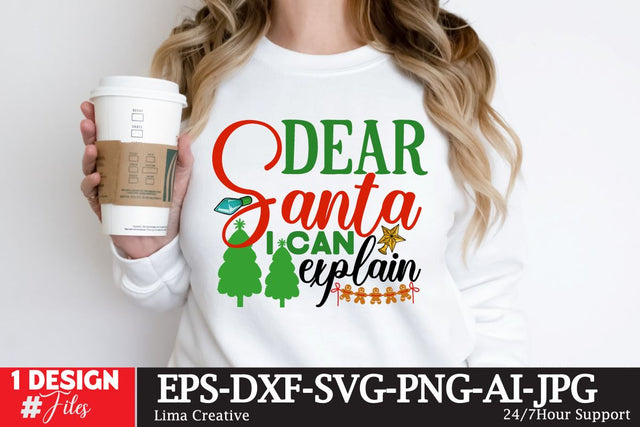 Dear Santa I Can Explain SVG Insomnia Std 