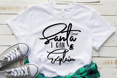 Dear Santa I Can Explain SVG nirmal108roy 