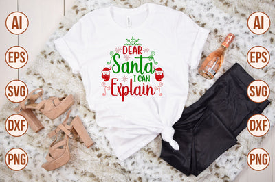 Dear Santa I Can Explain svg SVG shah alam 