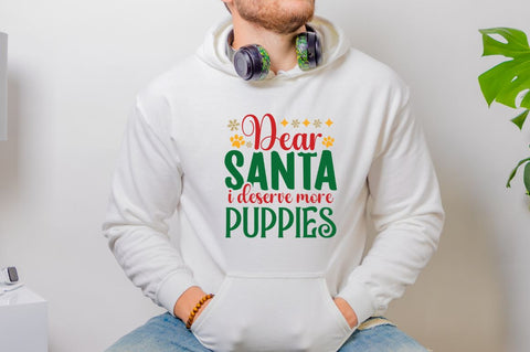 Dear santa i deserve more puppies SVG SVG DESIGNISTIC 