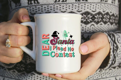 Dear Santa I Plead No Contest Sublimation SVGArt 