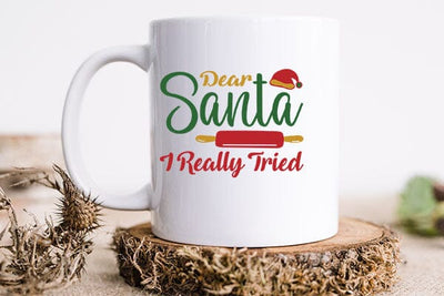 Dear Santa I Really Tried SVG Angelina750 