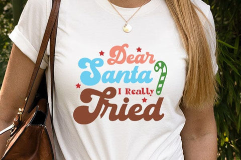 Dear Santa I Really Tried SVG Angelina750 