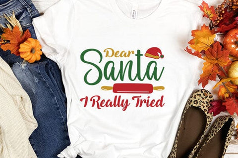 Dear Santa I Really Tried SVG Angelina750 