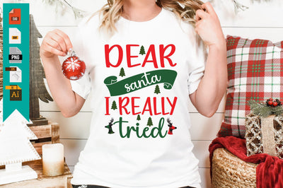 Dear Santa I Really Tried SVG Craftlabsvg24 