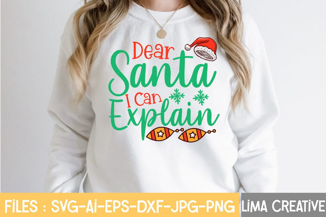 Dear Santa ICan Explain SVG Insomnia Std 
