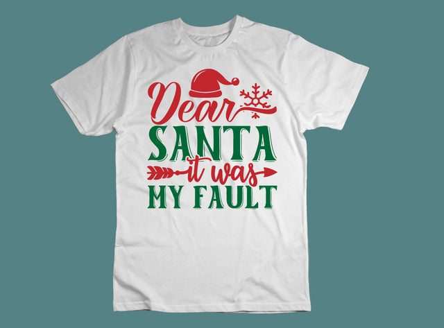 Dear Santa It was My Fault SVG SVG CraftingStudio 