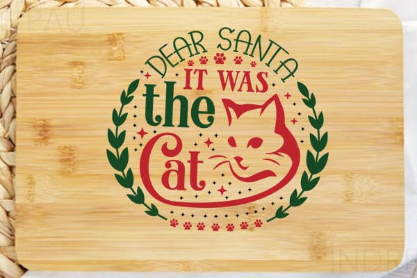 Dear Santa It Was The Cat SVG Angelina750 