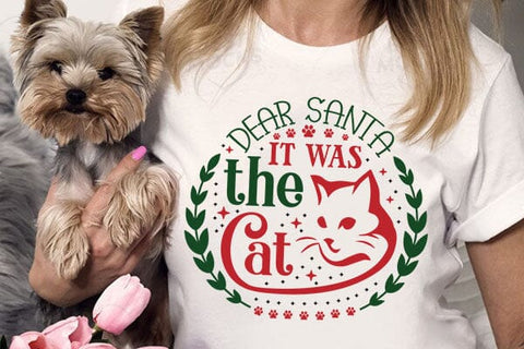 Dear Santa It Was The Cat SVG Angelina750 