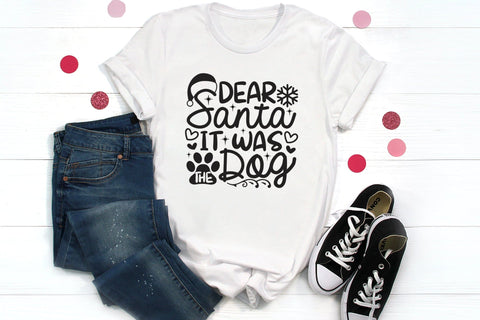 Dear Santa It Was the Dog - Christmas Dog SVG SVG CraftLabSVG 