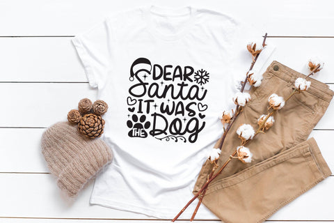 Dear Santa It Was the Dog - Christmas Dog SVG SVG CraftLabSVG 