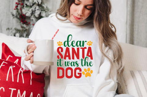 Dear santa it was the dog SVG SVG DESIGNISTIC 