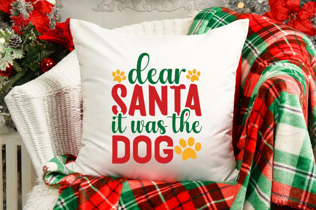 Dear santa it was the dog SVG SVG DESIGNISTIC 