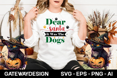 Dear Santa It Was The Dogs svg SVG designmaster24 