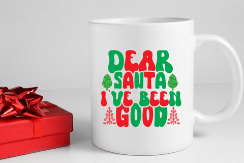 Dear Santa I've Been Good Retro SVG SVG Rafiqul20606 
