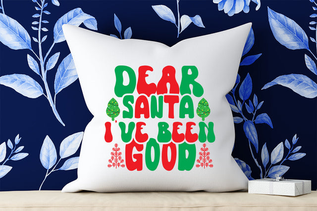 Dear Santa I've Been Good Retro SVG SVG Rafiqul20606 