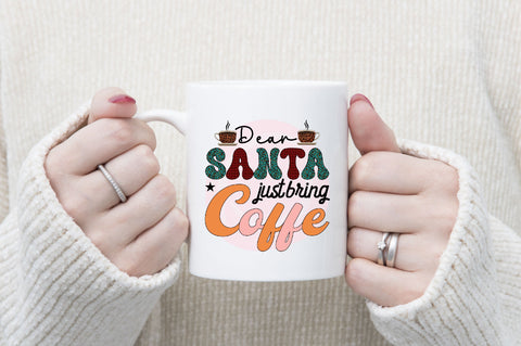 dear santa just bring coffe Sublimation SVGArt 