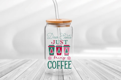 Dear santa just bring coffee SVG Design SVG Regulrcrative 