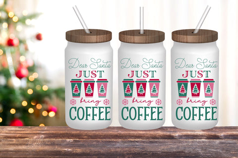 Dear santa just bring coffee SVG Design SVG Regulrcrative 