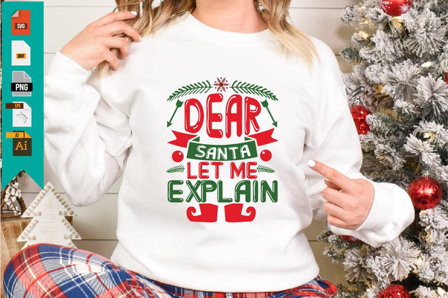 Dear Santa Let Explain SVG Craftlabsvg24 