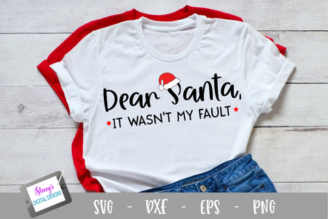 Dear Santa Mini Bundle - 4 Funny Christmas SVG Designs SVG Stacy's Digital Designs 