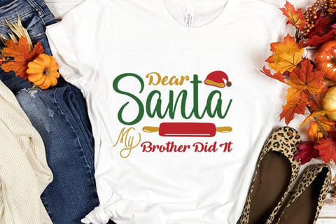 Dear Santa My Brother Did It SVG Angelina750 