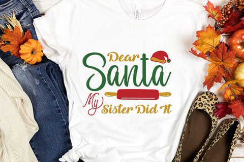 Dear Santa My Sister Did It SVG Angelina750 