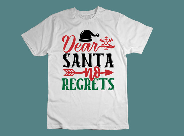 Dear Santa No Regrets SVG SVG CraftingStudio 