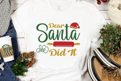 Dear Santa She Did It SVG Angelina750 