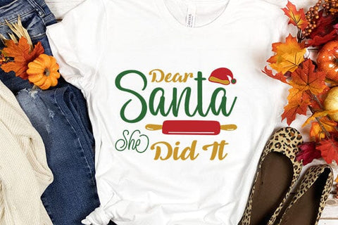 Dear Santa She Did It SVG Angelina750 